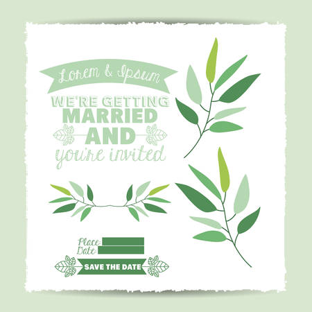 Rustic design over white background, vector illustrationのイラスト素材