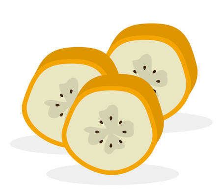 Healthy food design over white background, vector illustratio,のイラスト素材