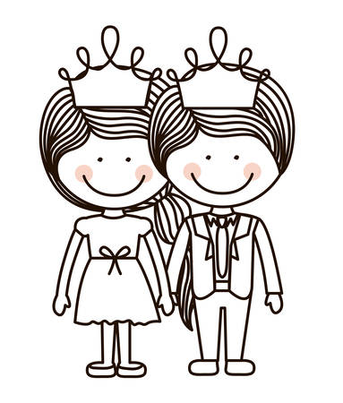 Encourage kids design over white background, vector illustrationのイラスト素材