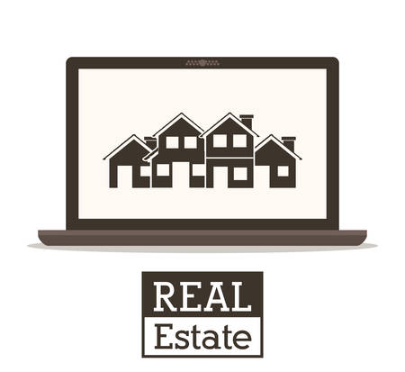 Real Estate digital design, vector illustration eps 10のイラスト素材