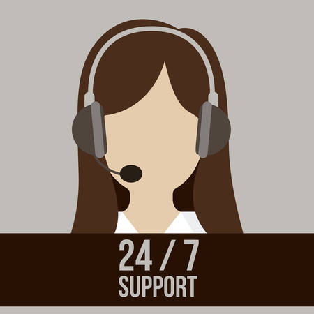 Support center digital design, vector illustration eps 10のイラスト素材