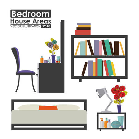 House areas digital design, vector illustration eps 10のイラスト素材