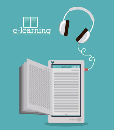 e-learning digital design, vector illustration eps 10のイラスト素材