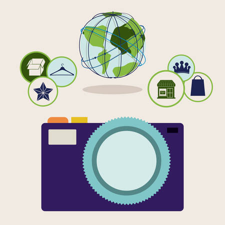 Internet icon digital design, vector illustration eps 10のイラスト素材