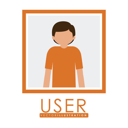 User digital design, vector illustration eps 10のイラスト素材