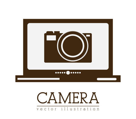 Camera digital design, vector illustration eps 10のイラスト素材