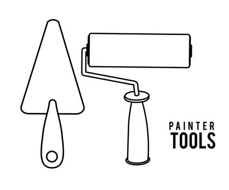 Worker Tools  digital design, vector illustration eps 10のイラスト素材
