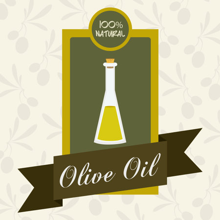 Olive Oil digital design, vector illustration eps 10のイラスト素材