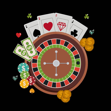 Jackpot digital design, vector illustration eps 10のイラスト素材