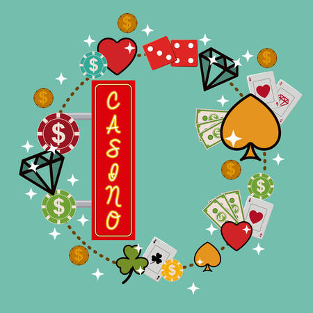 Jackpot digital design, vector illustration のイラスト素材