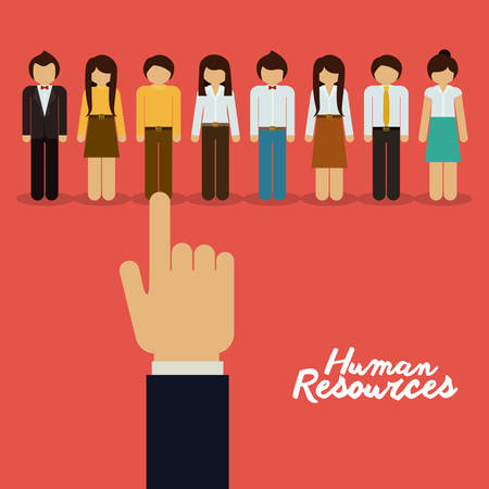 Human resources digital design, vector illustration eps 10のイラスト素材