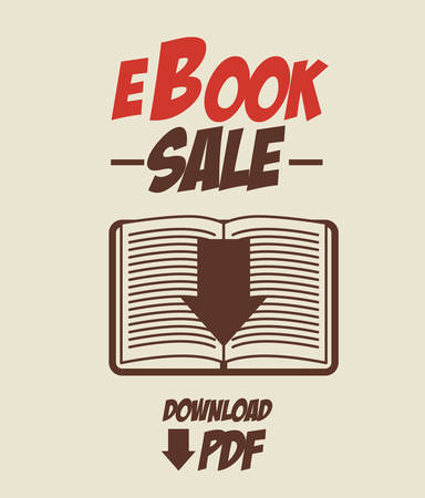 Ebook digital design, vector illustration eps 10のイラスト素材