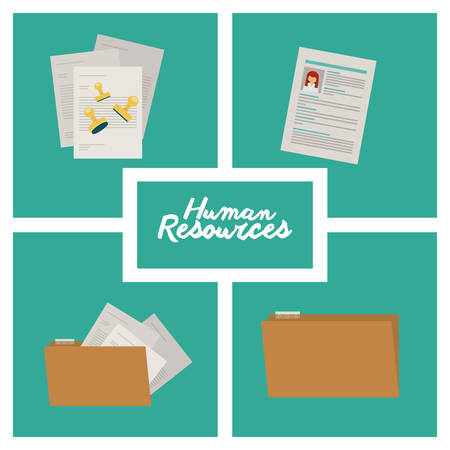 Human resources digital design, vector illustration eps 10のイラスト素材