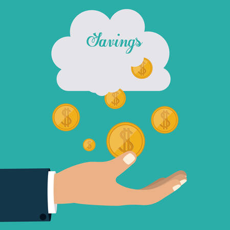 Saving Money digital design, vector illustration eps 10のイラスト素材