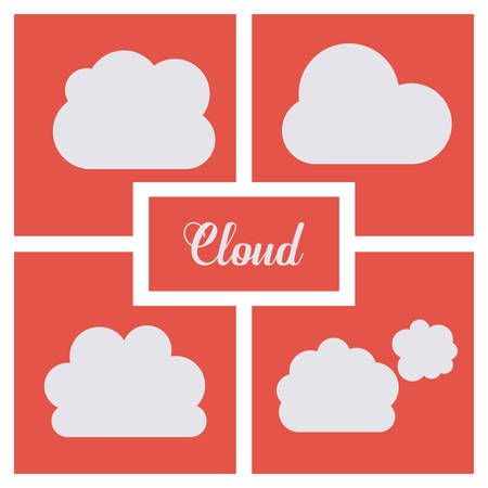 Cloud Computing digital design, vector illustration eps 10のイラスト素材