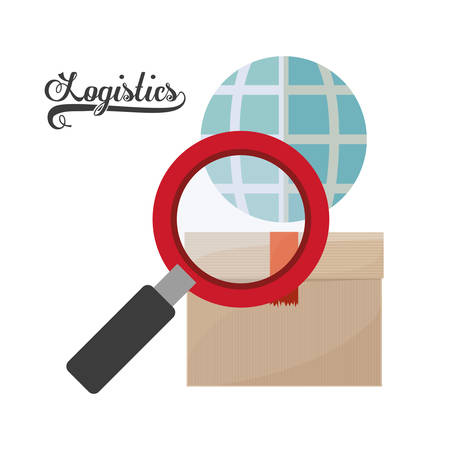 Logistics digital design, vector illustration のイラスト素材