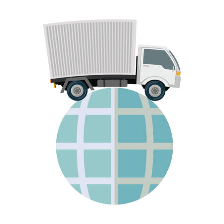 Logistics digital design, vector illustrationのイラスト素材