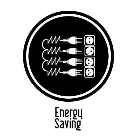 Energy Saving digital design, vector illustration eps 10のイラスト素材