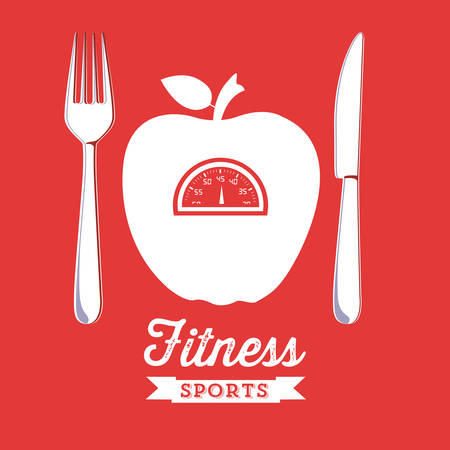 Fitness digital design, vector illustration eps 10のイラスト素材