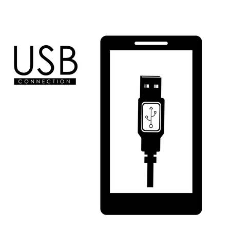 USB digital design, vector illustration eps 10のイラスト素材