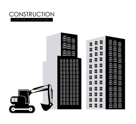 Construction digital design, vector illustration eps 10のイラスト素材