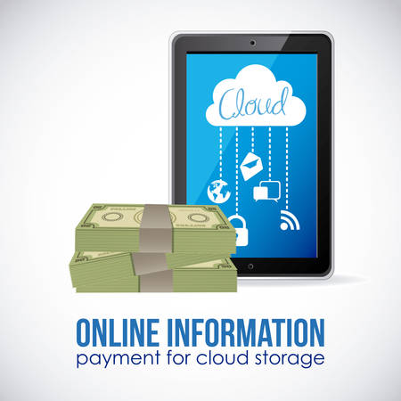 Applications Cloud digital designのイラスト素材