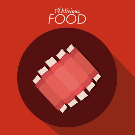Food digital designのイラスト素材