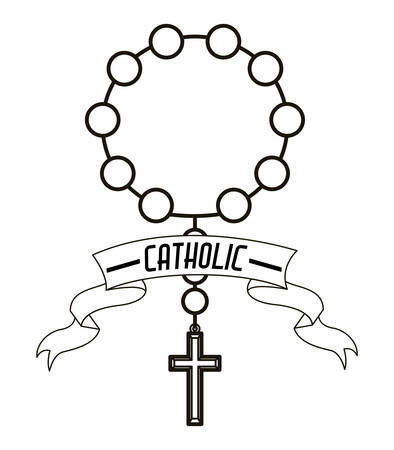 Catholic digital designのイラスト素材