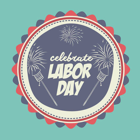 Labor day digital design, vector illustration eps 10のイラスト素材