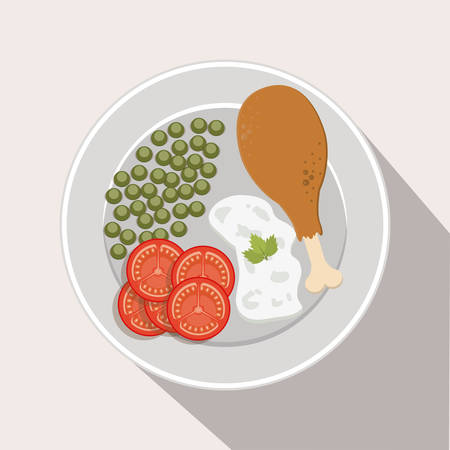 Food digital design, vector illustration eps 10のイラスト素材