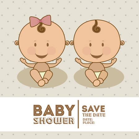 Baby Shower digital design, vector illustration eps 10のイラスト素材