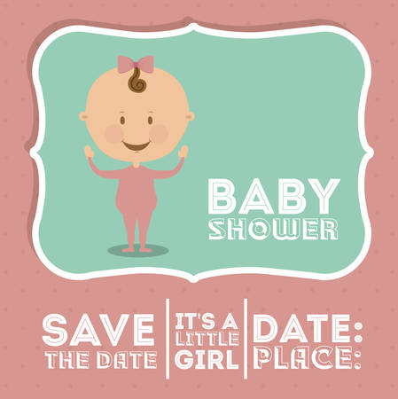Baby Shower digital design, vector illustration eps 10のイラスト素材