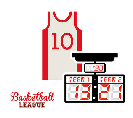Basketball digital design, vector illustration eps 10のイラスト素材