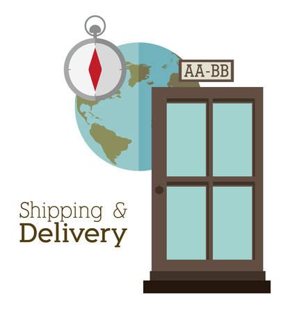 Delivery digital design, vector illustration eps 10のイラスト素材