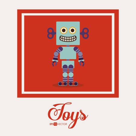 Toys digital design, vector illustration eps 10のイラスト素材
