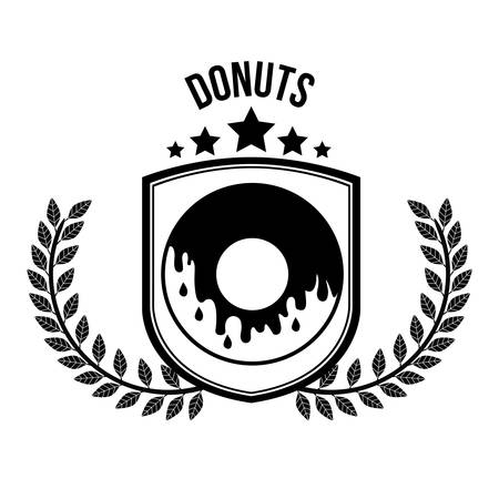 Donuts Shop digital designのイラスト素材