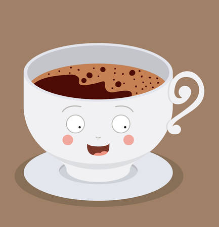 Coffee Shop digital designのイラスト素材