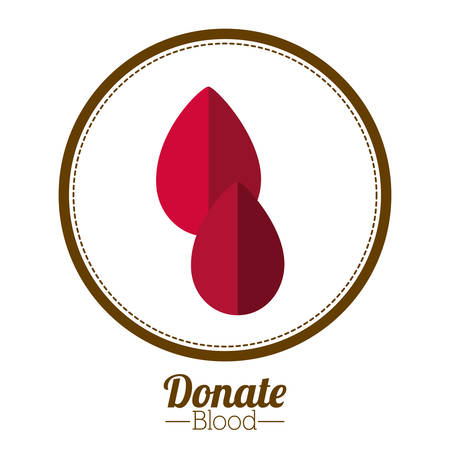 Blood donation digital designのイラスト素材