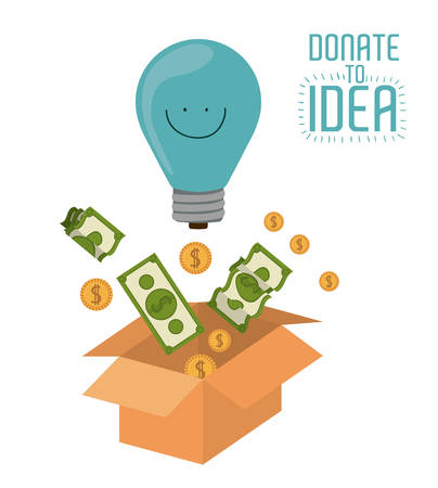 Donate to idea   digital designのイラスト素材