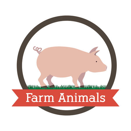 Farm Food digital designのイラスト素材