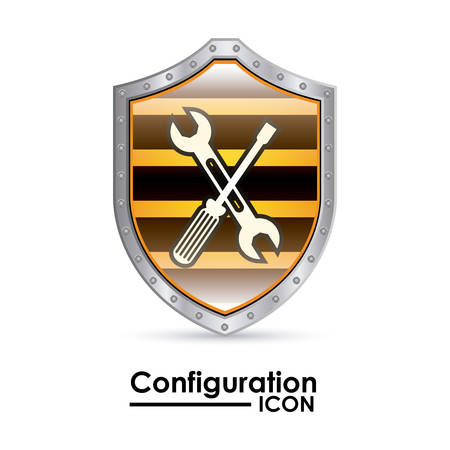 Configuration digital design, vector illustration のイラスト素材