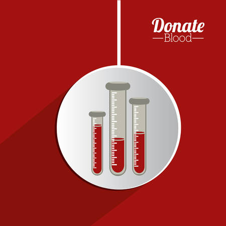 Blood donation digital designのイラスト素材
