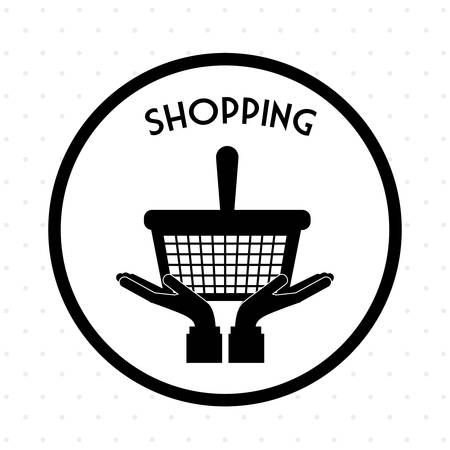 Shopping digital design, vector illustration  のイラスト素材