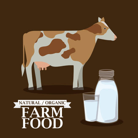 Farm Food  digital design, vector illustration eps 10のイラスト素材