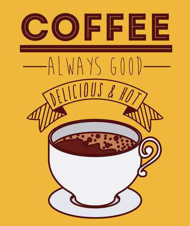Coffee digital design, vector illustration eps 10のイラスト素材