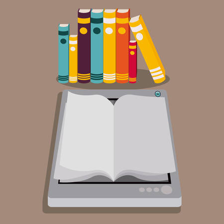 Ebook digital design, vector illustration eps 10のイラスト素材