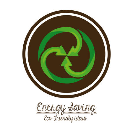 Energy Saving digital design, vector illustration eps 10のイラスト素材