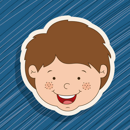 Boy design, vector illustration eps 10のイラスト素材