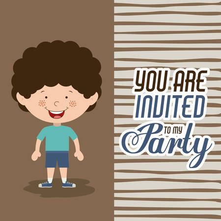 Boy design, vector illustration eps 10のイラスト素材