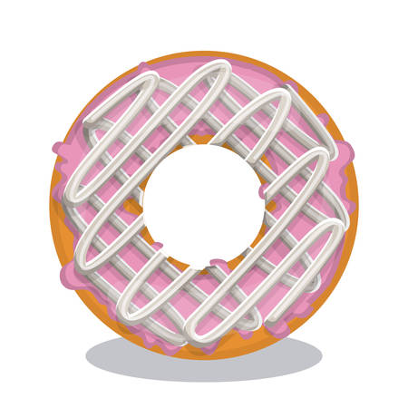 Donut digital design, vector illustration eps 10のイラスト素材